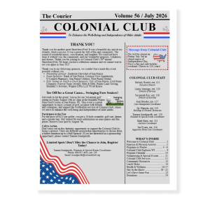 Colonial Club July Newsletter